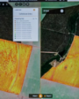 Comparación de mapas de rendimiento de la cosecha en distintas áreas de un lote agrícola